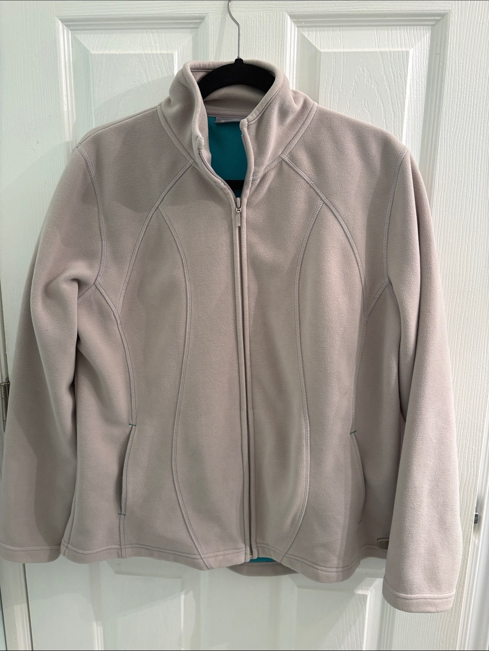 Mondetta Light Gray Teddy Fleece Jacket